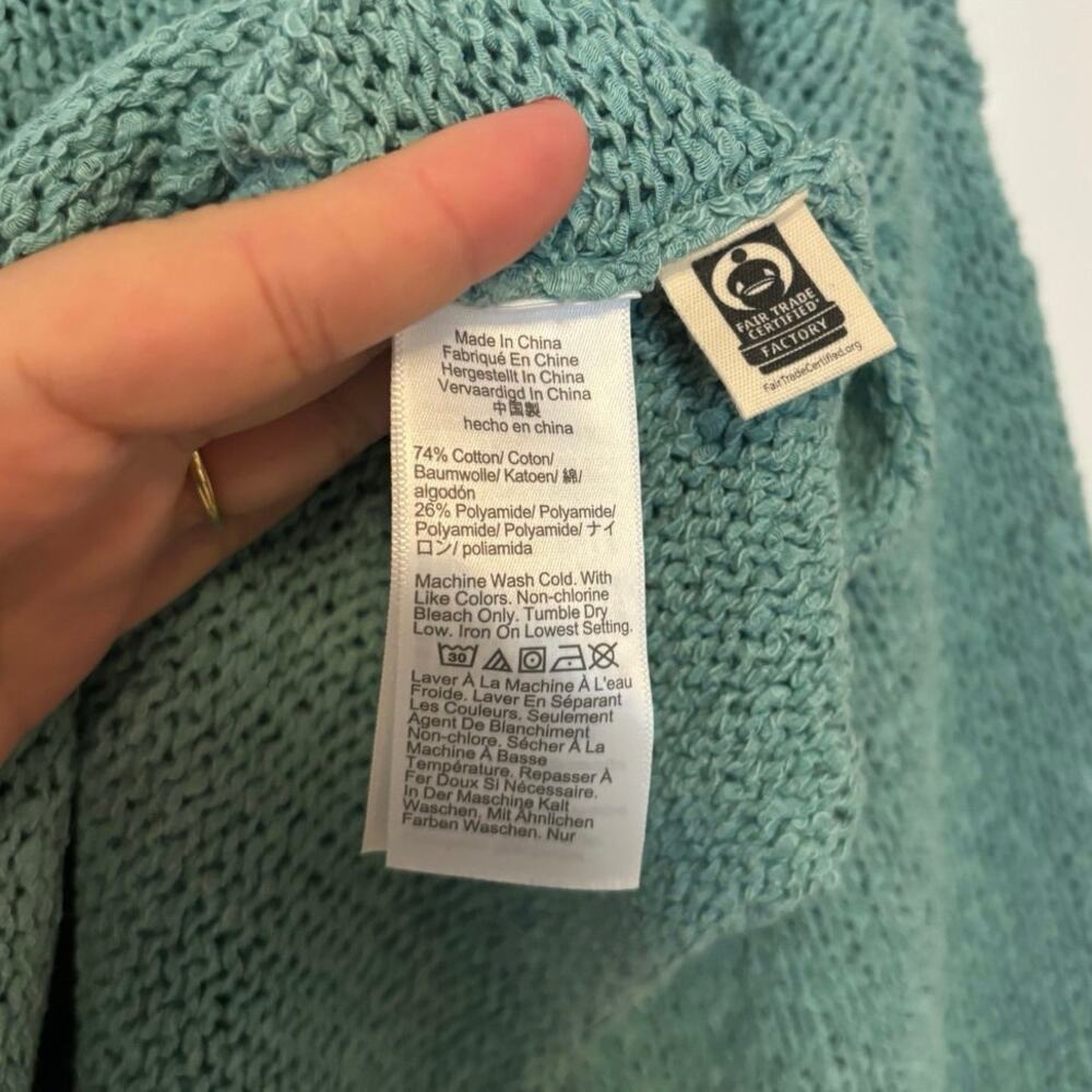 NWOT Madewell Boatneck Pullover Sweater In Wave Crest Size Medium - Picture 5 of 6